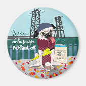 Portlandia Pug: Anarchistische jurisdictie Magnet (Voorkant)