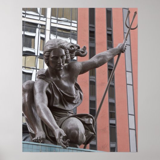 Portlandia standbeeld, Portland, Oregon Poster (Voorkant)