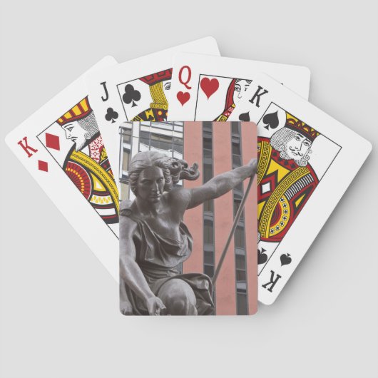 Portlandia standbeeld, Portland, Oregon Speelkaarten (Achterkant)