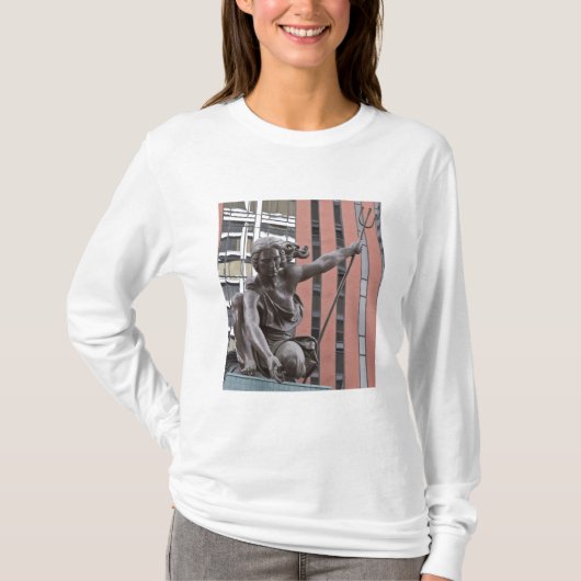 Portlandia standbeeld, Portland, Oregon T-shirt (Voorkant)