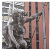 Portlandia standbeeld, Portland, Oregon Tegeltje (Voorkant)