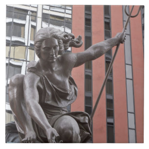 Portlandia standbeeld, Portland, Oregon Tegeltje