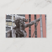Portlandia standbeeld, Portland, Oregon Visitekaartje (Achterkant)