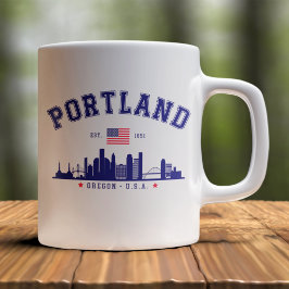 Portland's Urban Silhouette Koffiemok