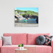 Portloe Cornwall England Canvas Afdruk (Insitu (Woonkamer))