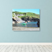 Portloe Cornwall England Canvas Afdruk (Insitu (Houten vloer))
