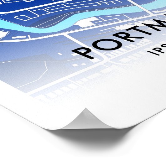 Portman Road Poster, de thuisbasis van Ipswich Tow Poster (Hoek)