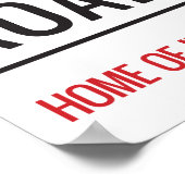 Portman Road Street Sign Poster (Hoek)