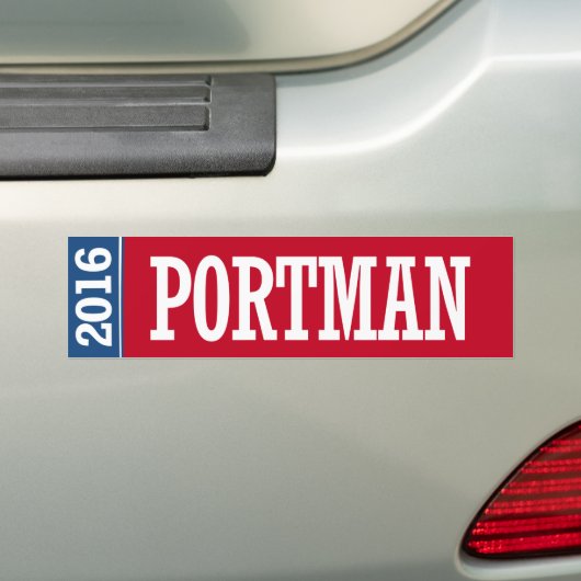 Portman - Rob Portman 2016 Bumpersticker (Op auto)