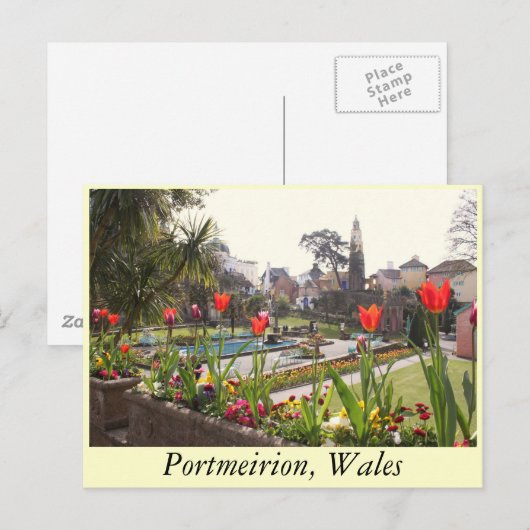 Portmeirion Briefkaart (Voorkant / Achterkant)