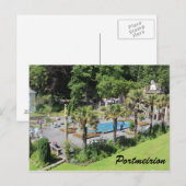 Portmeirion Briefkaart drie (Voorkant / Achterkant)