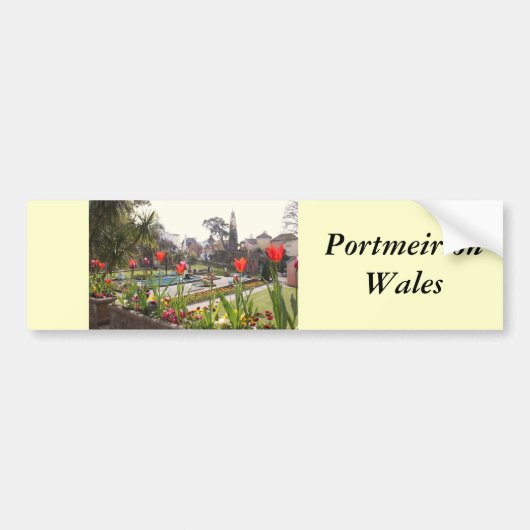 Portmeirion Bumpersticker (Voorkant)