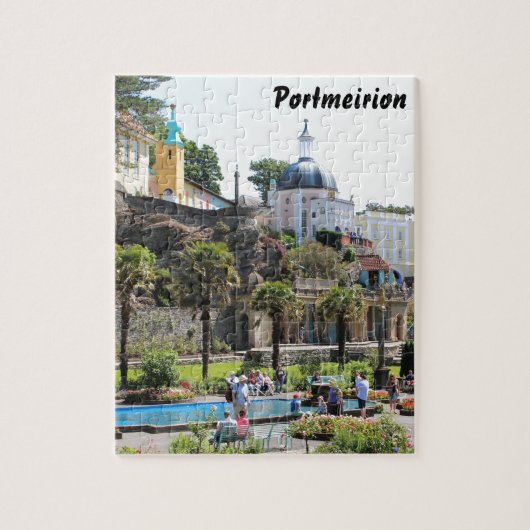 Portmeirion Center Uitzicht Legpuzzel (Verticaal)