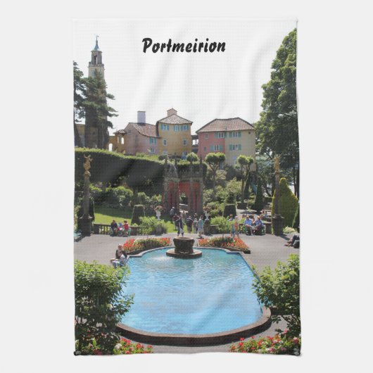 Portmeirion Fountain Theedoek (Verticaal)