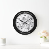 Portmeirion North Wales Pen and Ink Sketch Grote Klok (Huis)