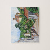 Portmeirion North Wales Pen and Wash Sketch Legpuzzel (Verticaal)