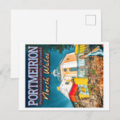 PORTMEIRION - PENRHYNDEUDRAETH GWYNEDD NORTH WALES BRIEFKAART (Voorkant / Achterkant)