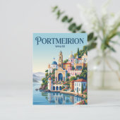 Portmeirion Wales Briefkaart (Staand voorkant)