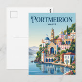 Portmeirion Wales Briefkaart (Voorkant / Achterkant)