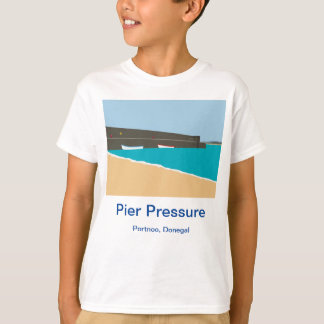 Portnoo pier druk Donegal T-shirt