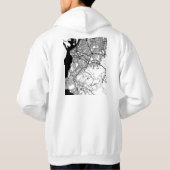 Porto Alegre Brazil City Map Hoodie (Achterkant)