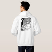 Porto Alegre Brazil City Map Hoodie (Achterkant volledig)