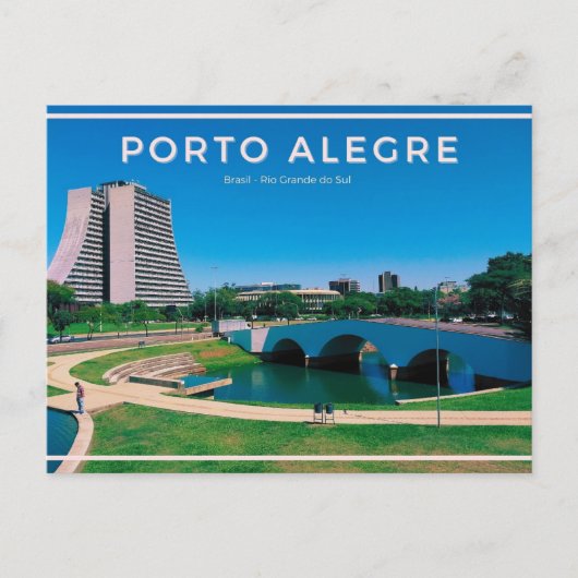 Porto Alegre Briefkaart (Voorkant)