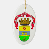 Porto Alegre (stadszegel) - BRAZILIË Keramisch Ornament (Rechts)