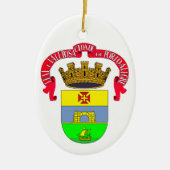 Porto Alegre (stadszegel) - BRAZILIË Keramisch Ornament (Voorkant)