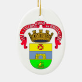 Porto Alegre (stadszegel) - BRAZILIË Keramisch Ornament (Achterkant)