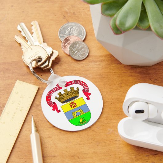 Porto Alegre (stadszegel) - BRAZILIË Sleutelhanger (Bureau)