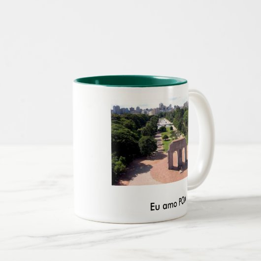 Porto Alegre Tweekleurige Koffiemok (Voorkant rechts)