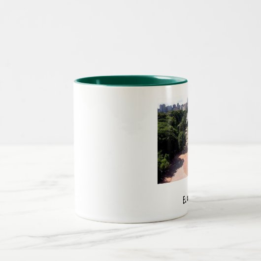 Porto Alegre Tweekleurige Koffiemok (Center)