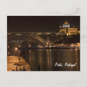 Porto bij nacht Briefkaart