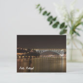 Porto bij nacht Briefkaart (Staand voorkant)