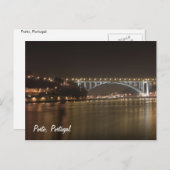 Porto bij nacht Briefkaart (Voorkant / Achterkant)