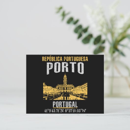 Porto Briefkaart (Staand voorkant)
