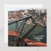 Porto brug over de Douro, Portugal (Voorkant / Achterkant)