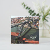 Porto brug over de Douro, Portugal (Staand voorkant)