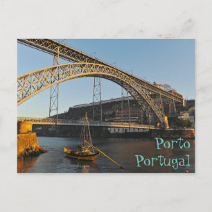 Porto-brug over de Douro Portugal Briefkaart