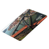 Porto brug over de Douro, Portugal Magneet (Linkerzijde)