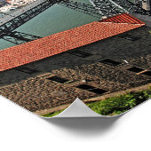 Porto brug over de Douro, Portugal Poster (Hoek)
