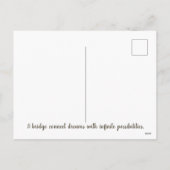 Porto brug over de rivier de Douro, Portugal, sepi Feestdagenkaart (Achterkant)