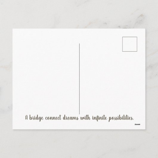 Porto brug over de rivier de Douro, Portugal, sepi Feestdagenkaart (Achterkant)