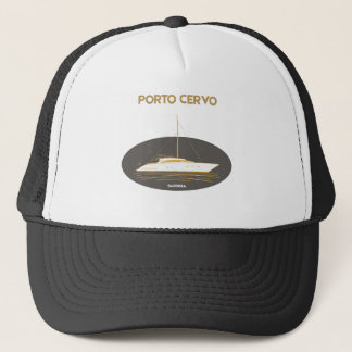 Porto Cervo Sardinië Elegante Jacht Hoed Trucker Pet