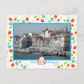 Porto city uitzicht over de Douro, Portugal Briefkaart (Voorkant)