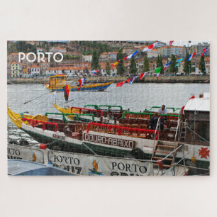 Porto: Cruiseschepen op de kade, Portugal Legpuzzel