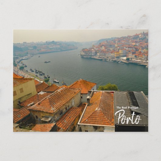 Porto-daken - Real Portugal Briefkaart (Voorkant)