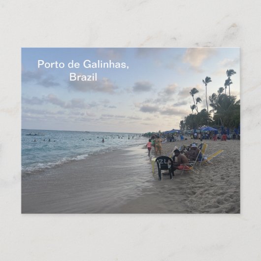 Porto de Galinhas, Brazilië briefkaart (Voorkant)