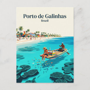 Porto de Galinhas Brazilië Briefkaart